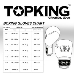 Boxerské rukavice TOP KING Super Star Red