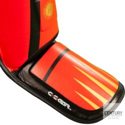 Chránič nártu a holení Century C-GEAR Integrity schváleno pro WAKO - červené