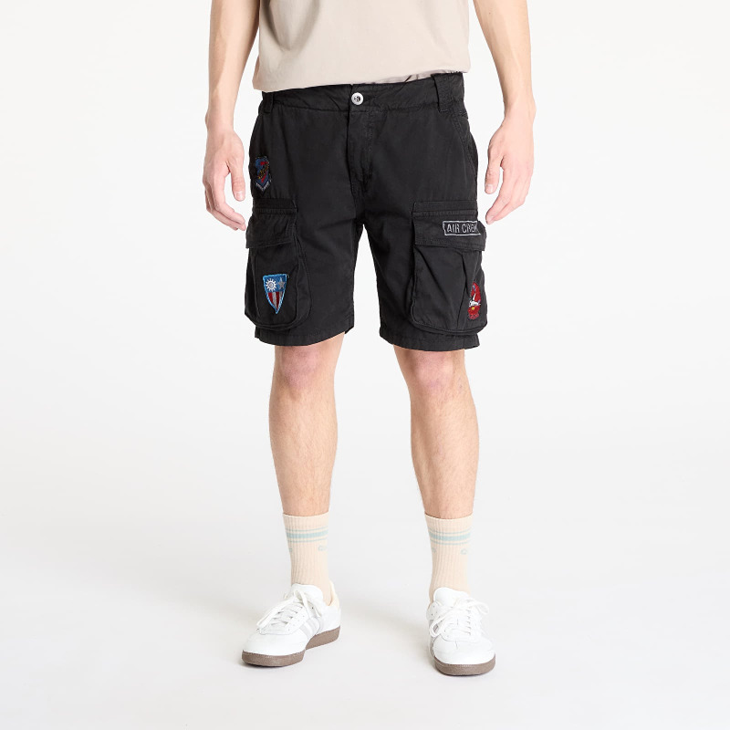 Alpha Industries Šortky Flying Tigers - černé