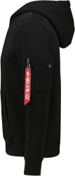 Alpha Industries Pánská mikina Alpha Puff Print - černá