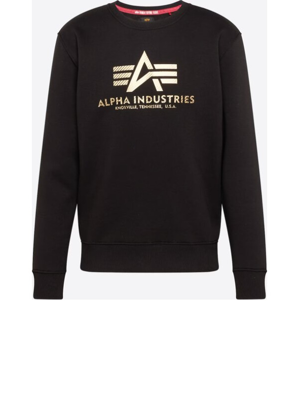 Alpha Industries Pánská mikina Basic Carbon - černá