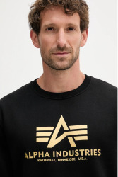 Alpha Industries Pánská mikina Basic Carbon - černá