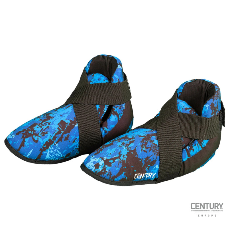 Kickbox Chrániče nohou CENTURY C-GEAR Sport Respect certifikovaná WAKO - modré