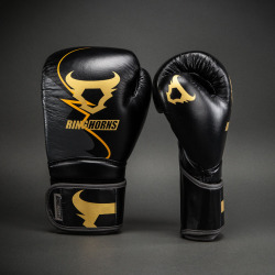 RINGHORNS Boxerské rukavice CHARGER - černo/zlaté
