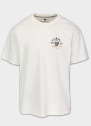 PitBull West Coast Triko SKULL LOGO - smetanové