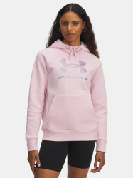 Dámská mikina UNDER ARMOUR  UA Rival Flc Shimmer   - růžová