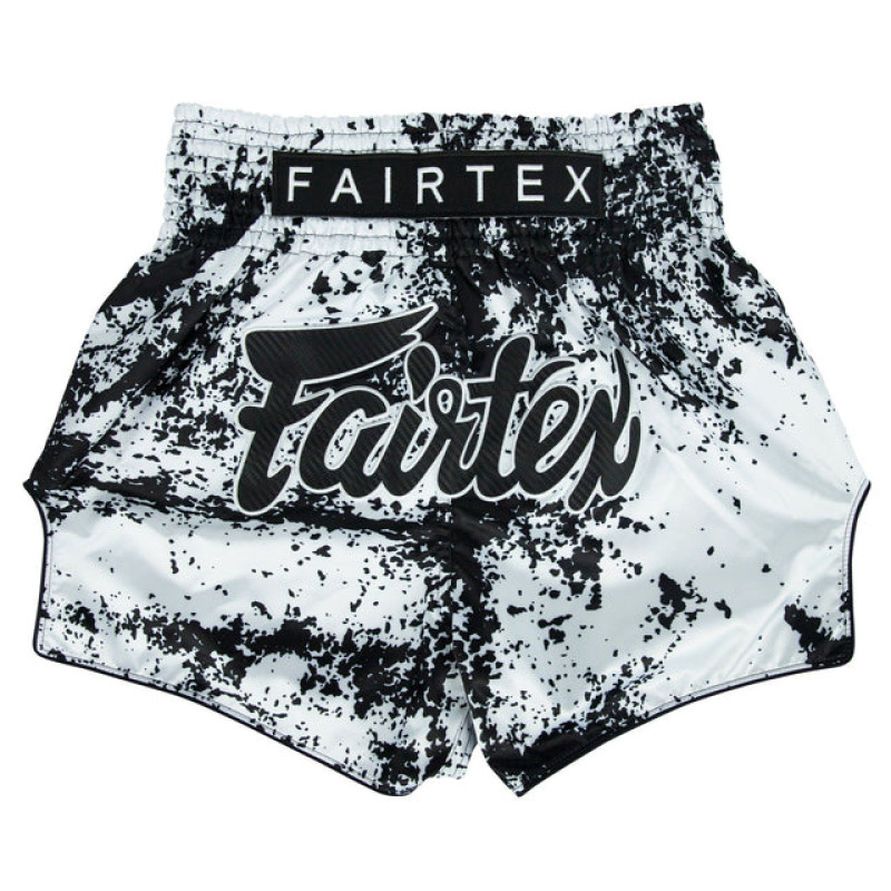 Thai šortky Fairtex BS1948 Grunge White