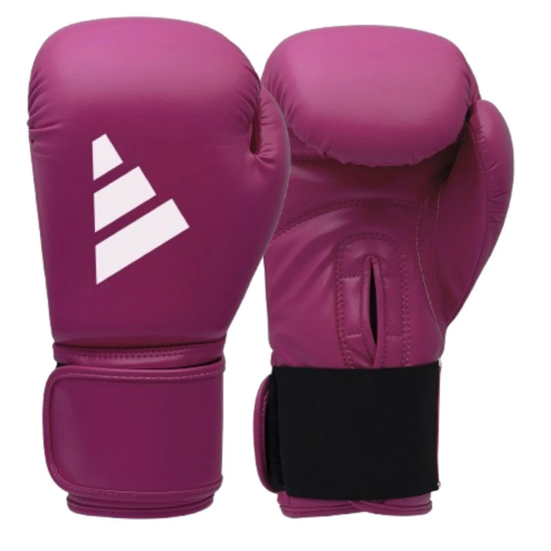 Boxerské rukavice Adidas Speed 50  - purpurově/bílé
