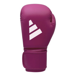 Boxerské rukavice Adidas Speed 50  - purpurově/bílé