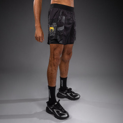 Pánské Fitness šortky VENUM Venum Matupa - černo/šedo/zlaté
