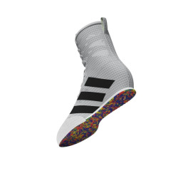 ADIDAS Boxerské boty Box Hog 4 - bílo/černé