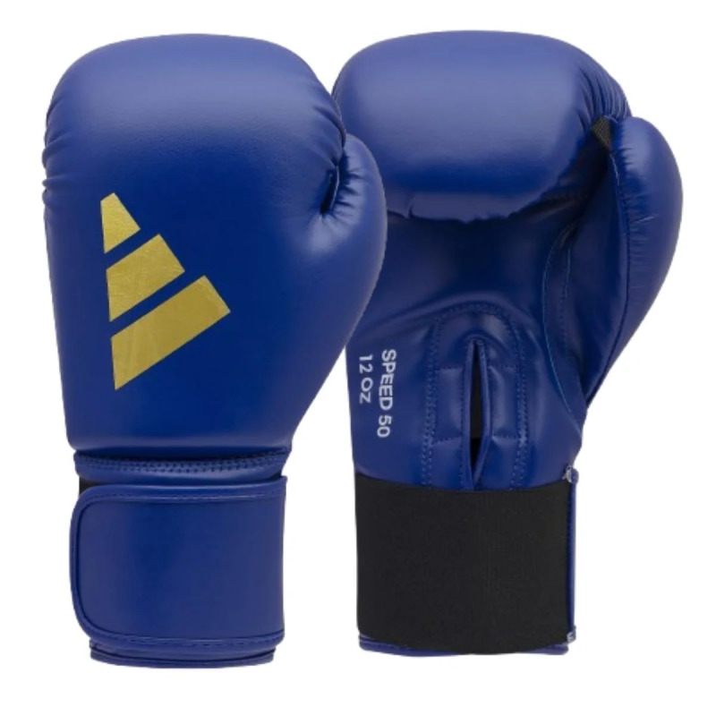 Boxerské rukavice Adidas Speed 50  - modro/zlaté