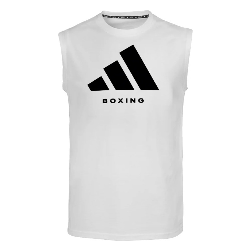 Pánské tílko ADIDAS BOXING - bílé
