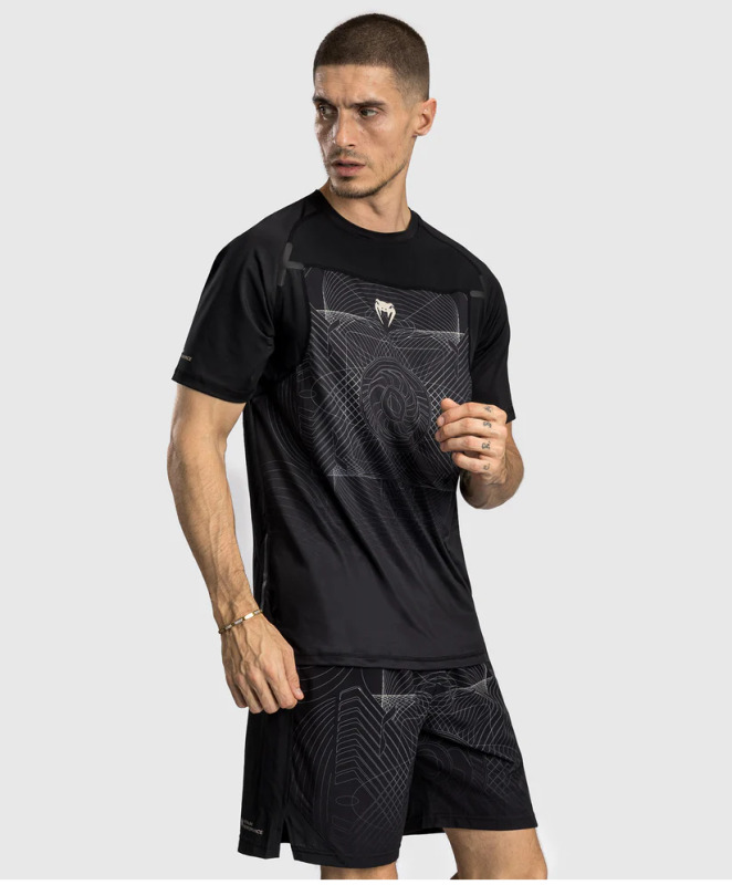 Funkční triko VENUM G-Fit Air Dry-Tech Kr.rukávem - černo/sand