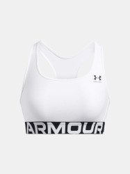 Dámská sportovní podprsenka Under Armour Mid Branded Sports Bra - bílá