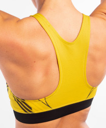 Sportovní podprsenka VENUM UFC Authentic Fight Night Women's Sport Bra - yellow