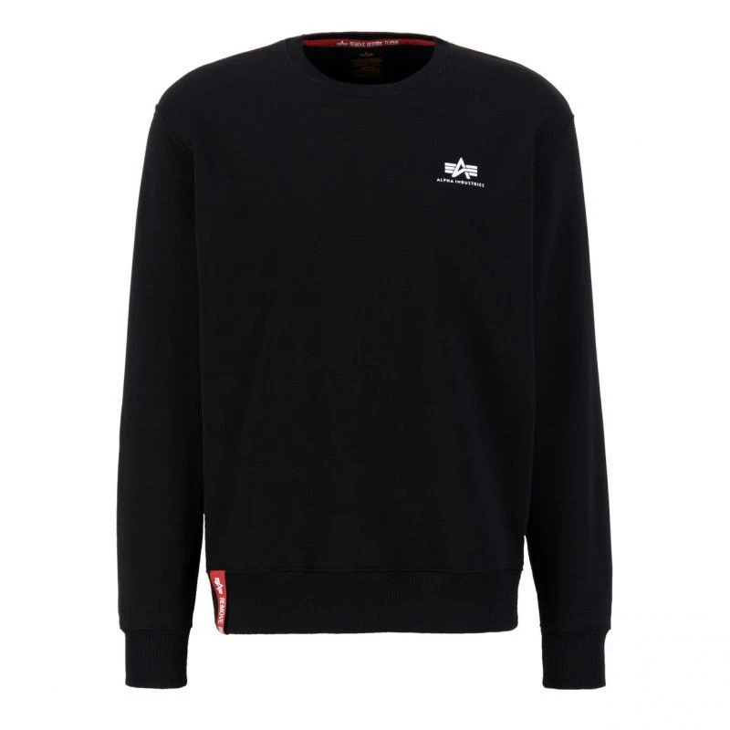 Alpha Industries Pánská mikina Basic Small Logo - černá