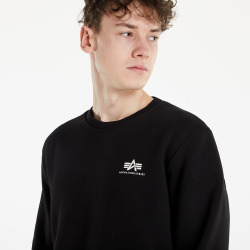 Alpha Industries Pánská mikina Basic Small Logo - černá
