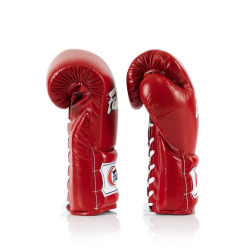 Šněrovací rukavice Fairtex BGL7 - červené