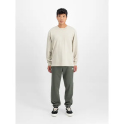 Alpha Industries Pánské tepláky Basic Small Logo - tmavě zelené