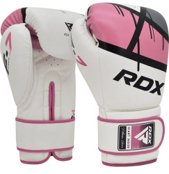 RDX Boxerské rukavice F7 Ego - bílo/růžové