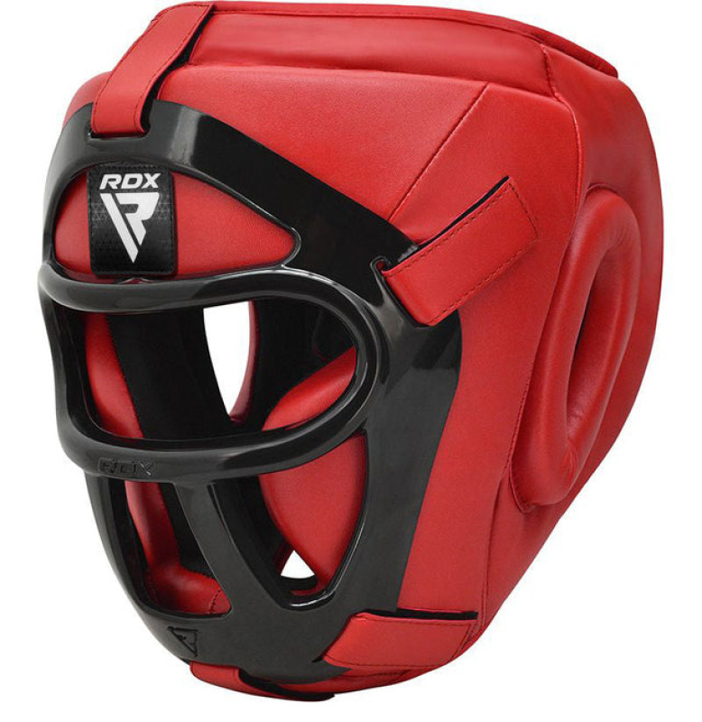 RDX Přilba T1 with Removable Face Cage - červená