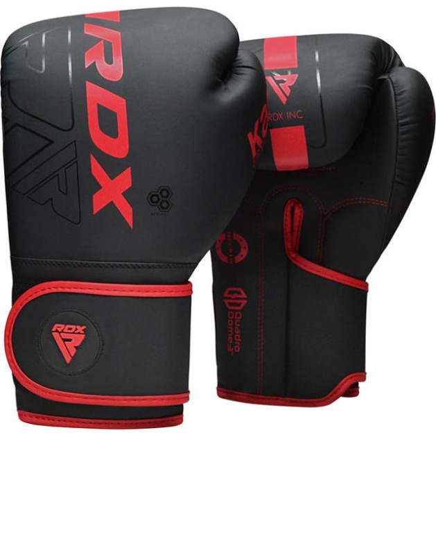 RDX Dětské Boxerské rukavice F6 Kara - černo/červené