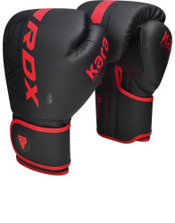 RDX Dětské Boxerské rukavice F6 Kara - černo/červené