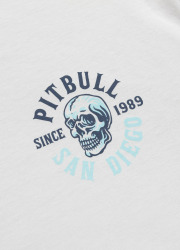 PitBull West Coast Triko SKULL SURF - bílé