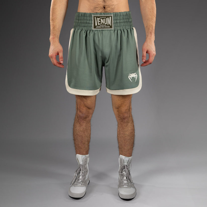 Pánské Boxerské šortky VENUM  Classic - Green / Ivory