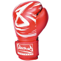 8 WEAPONS Boxerské rukavice Strike - červené