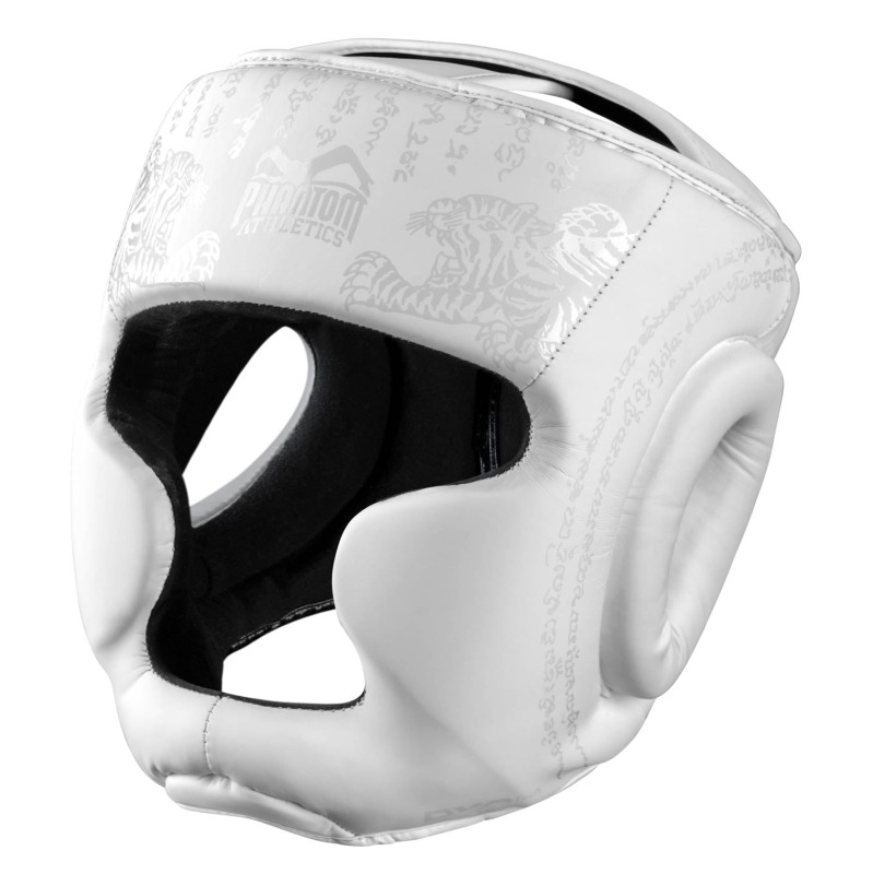 Přilba PHANTOM muay thai - bílé