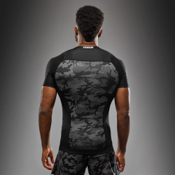 Rashguard VENUM x Polaris Kr. rukáv - černo/šedý