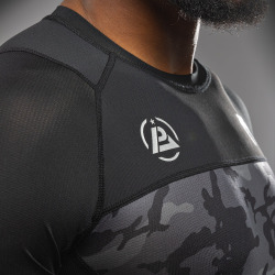 Rashguard VENUM x Polaris Kr. rukáv - černo/šedý