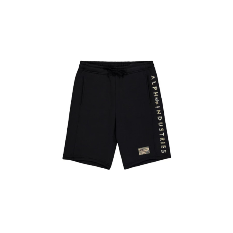 Alpha Industries Teplákové Šortky CAMO JOGGER - černé
