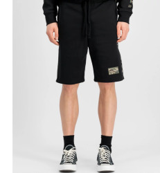 Alpha Industries Teplákové Šortky CAMO JOGGER - černé