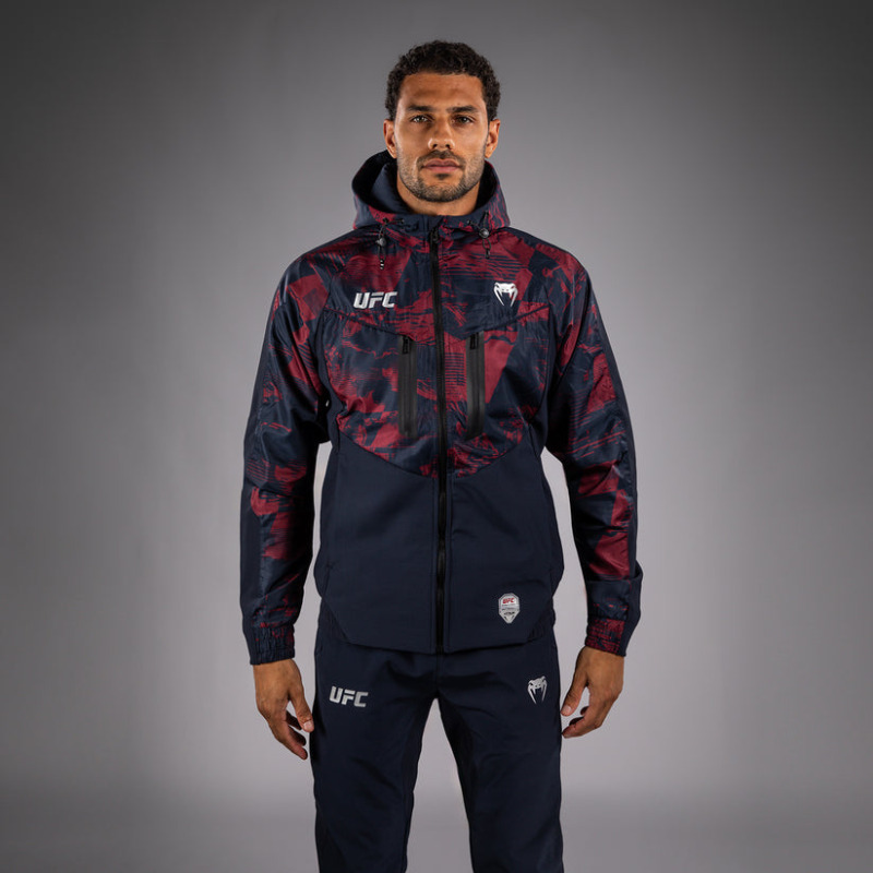 Pánská Mikina UFC Fusion by Venum Authentic Fight Night Men’s Walkout - černo/červená