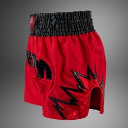 Thai trenýrky Venum Inferno - červeno/šedé