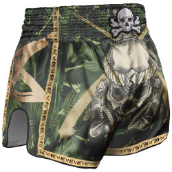 8 WEAPONS Muay Thai trenýrky Bone Island - zelené
