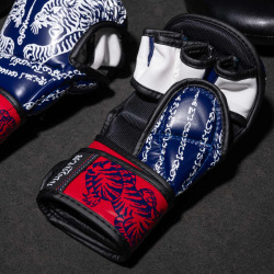 PHANTOM Sparring rukavice muay thai - modré