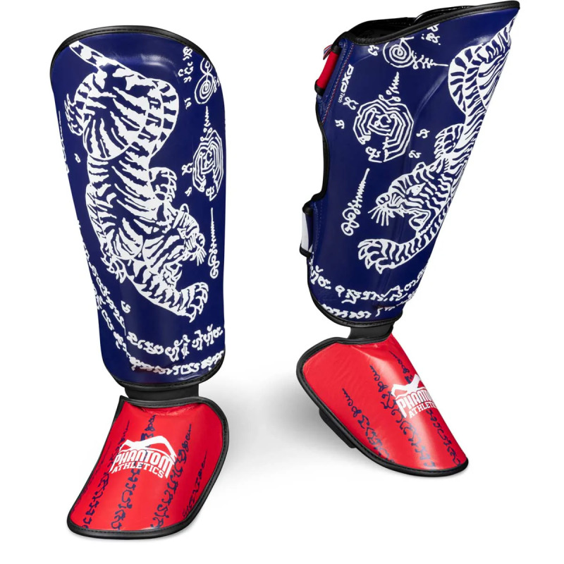 PHANTOM Chrániče holení muay thai - modrý