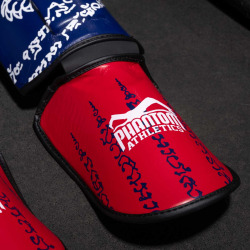 PHANTOM Chrániče holení muay thai - modrý