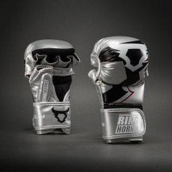 RINGHORNS Sparring rukavice CHARGER - stříbrno/černé