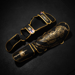 PHANTOM Chrániče holení muay thai - černo/zlaté