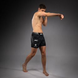 Pánské šortky UFC Fusion by Venum Authentic Fight Night - Short Fit - černo/bílé