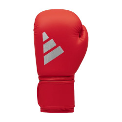 Boxerské rukavice Adidas Speed 50 - červeno/stříbrné