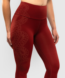 Dámské legíny VENUM Serpenti - Burgundy/Ivory