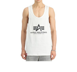 Alpha Industries Pánské tílko Basic BB Big Logo - bílé