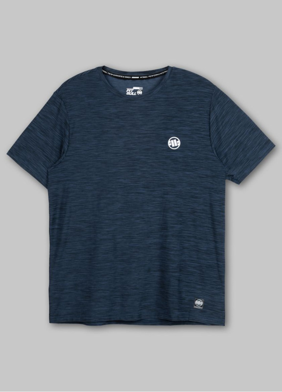 PitBull West Coast Funkční Triko Casual Sport Small Logo  - modré