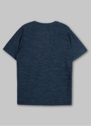 PitBull West Coast Funkční Triko Casual Sport Small Logo  - modré